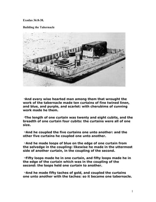 Building The Tabernacle