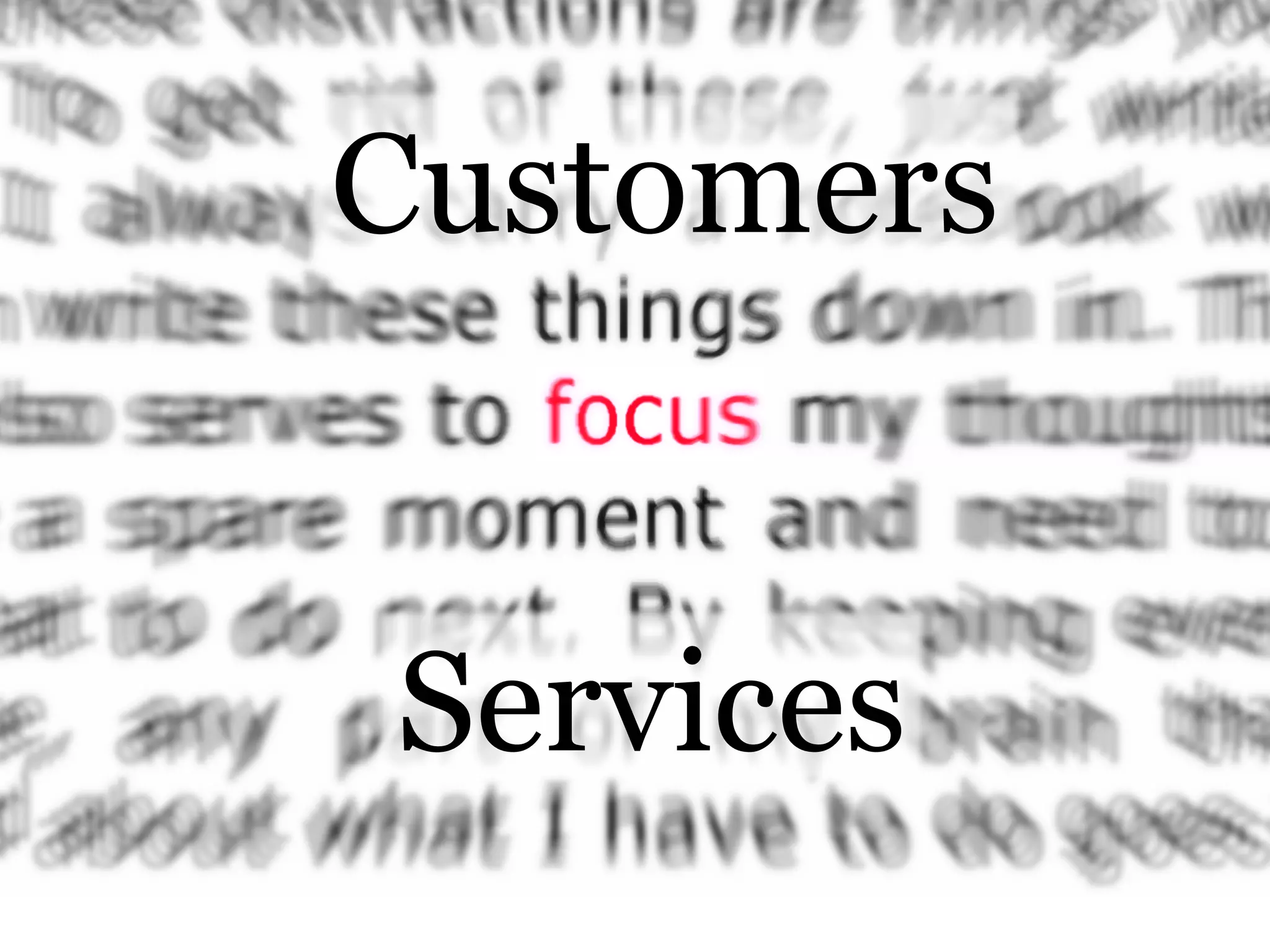 Customers 
Services 
 