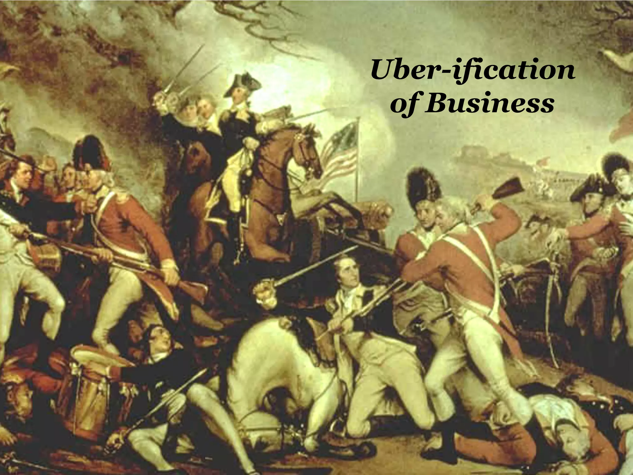 Uber-ification 
of Business 
 