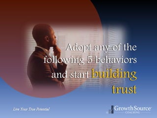 Building Trust as a Leader | PPTX