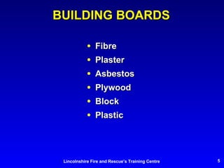 BUILDING BOARDS Fibre Plaster Asbestos Plywood Block Plastic 