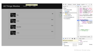 Architecture: Browser setup
 