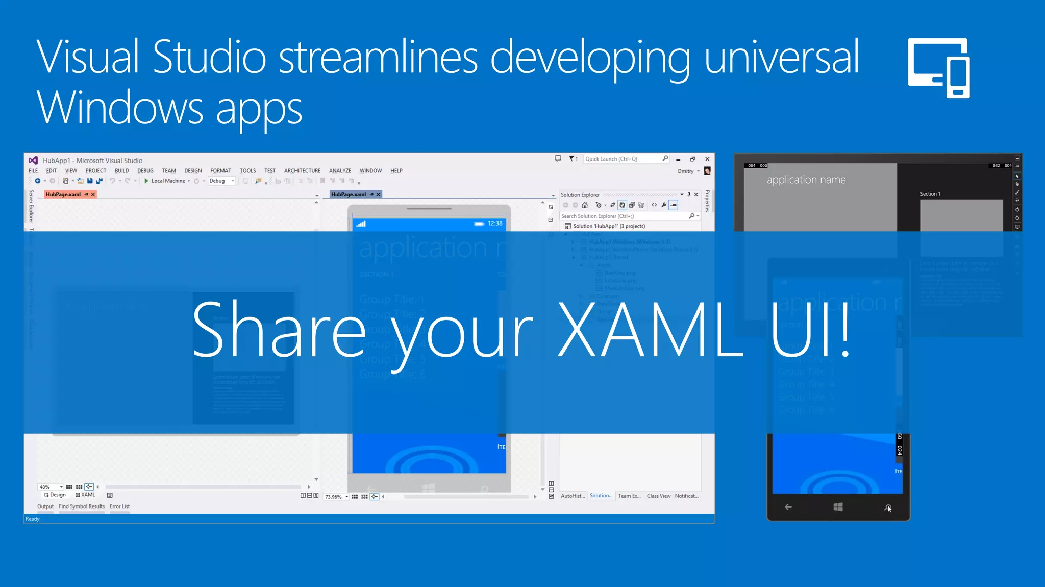 You can tailor the design to each device
 