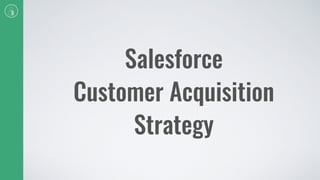 Salesforce  
Customer Acquisition
Strategy
 