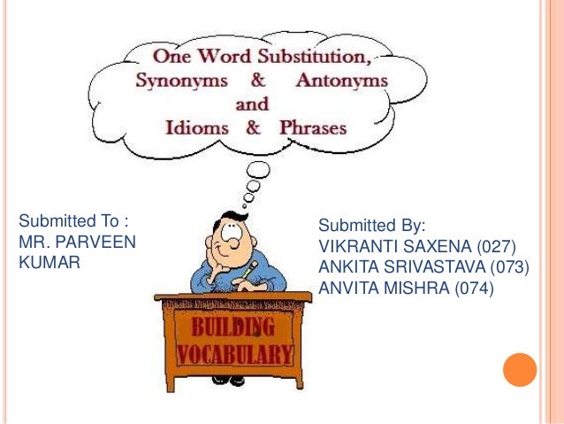 Building Vocabulary Building Vocabulary
