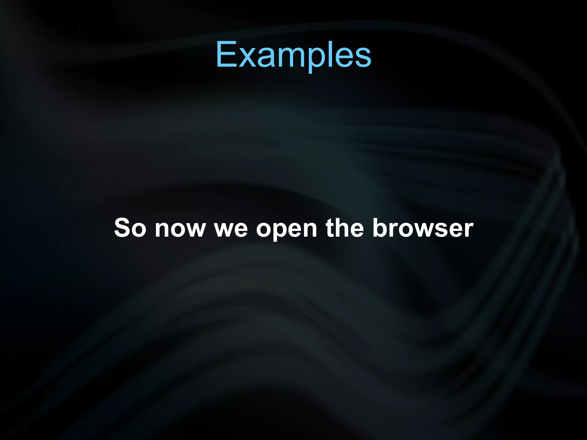Easier addition and manipulation of presentation features