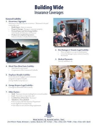 Building Wide Ins Coverages