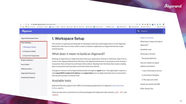 Building with Algorand 2.0, everything you need to know | PPT