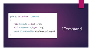 Icommand Software Building xamarin.forms apps with prism and mvvm | PPTX