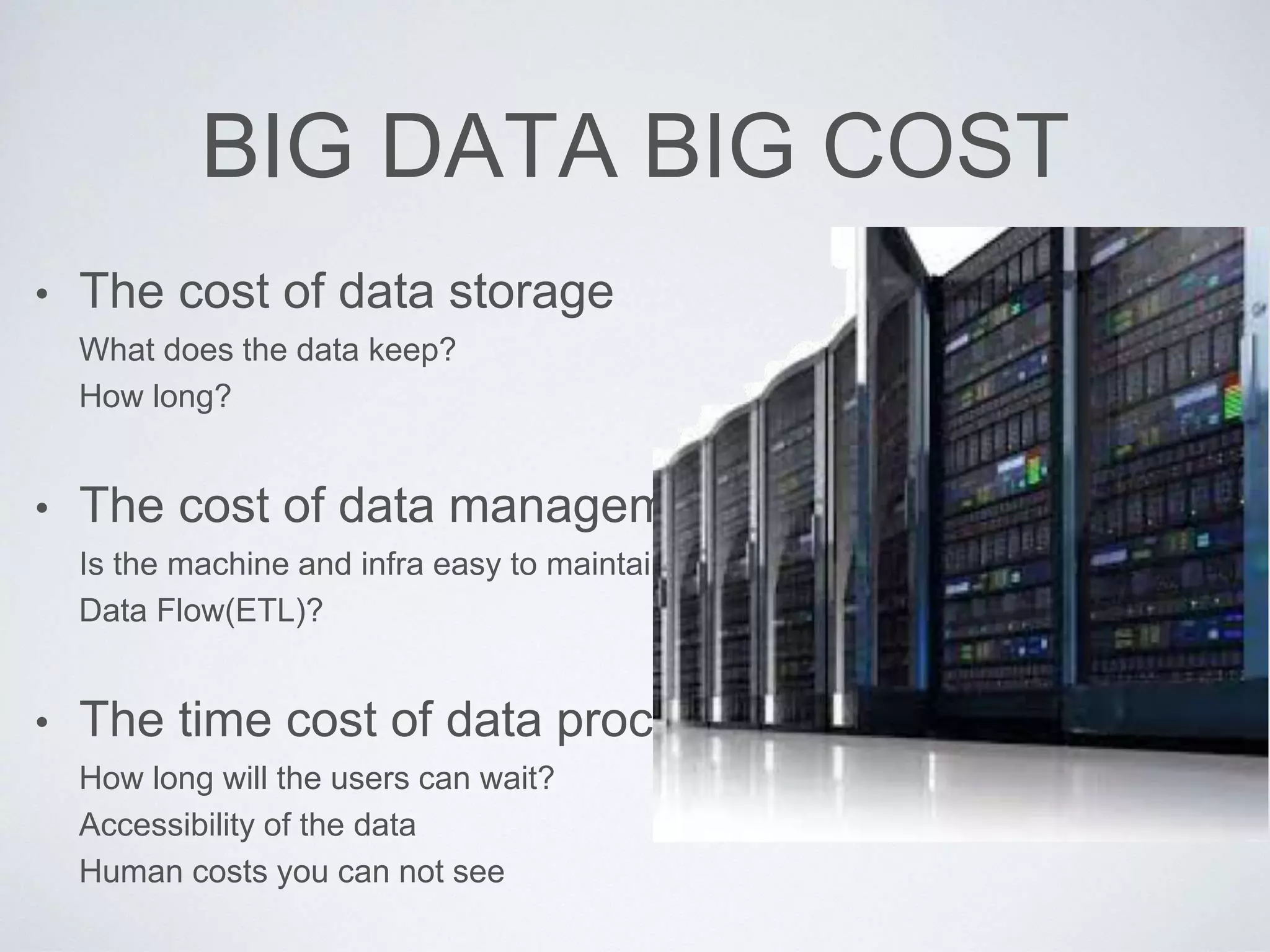 AGENDA
• User Story
• Data Lake
• Frame Work of BI
 
