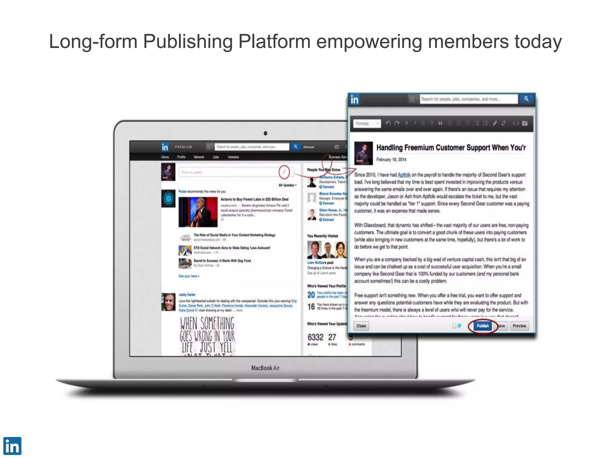 Long-form Publishing Platform empowering members today
 