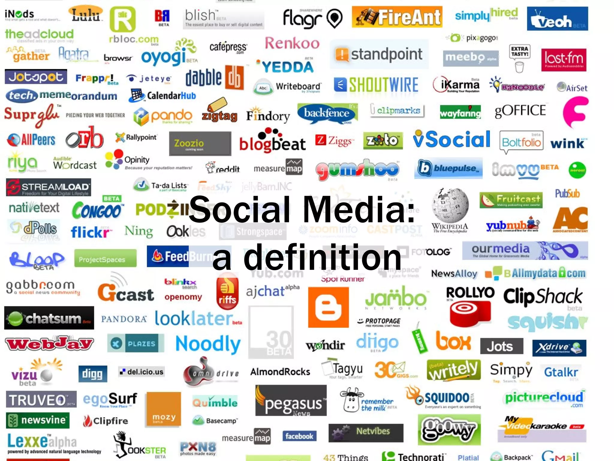 Social Media:  a definition 