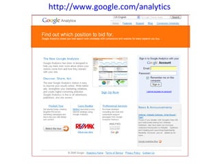 http://www.google.com/analytics 