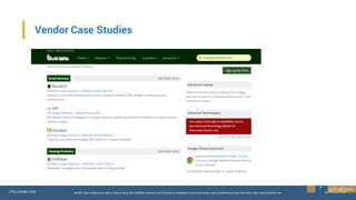 IPULLRANK.COM @ IPULLRANK
Vendor Case Studies
Identify what vendors your site or client is usingwith BuiltWith andreach out to the those companies to doa case study or give a testimonial to get a link back. http://www.builtwith.com
 