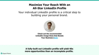Building Your Personal Brand on LinkedIn - Expert Planet- 2024 | PDF
