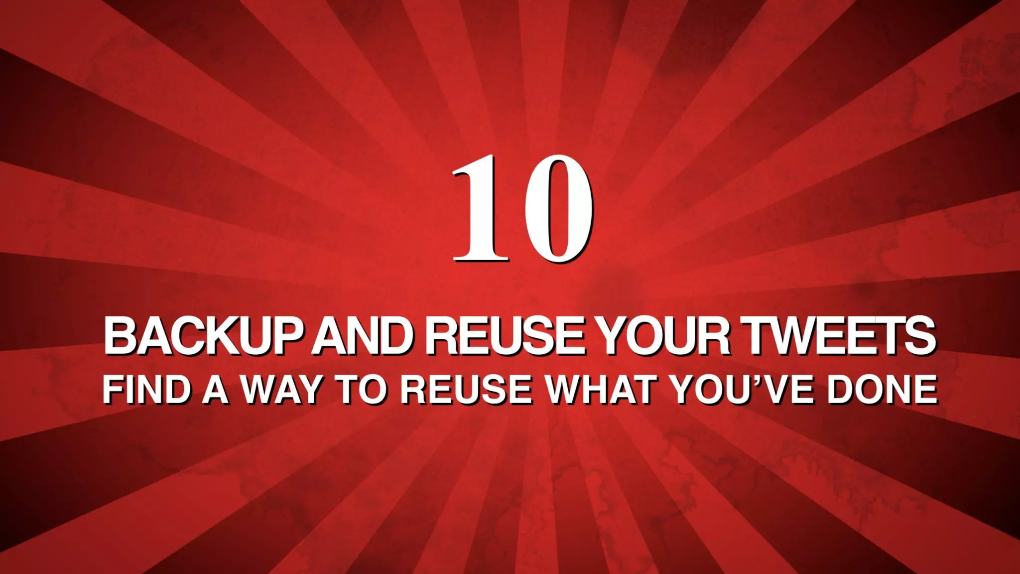 10 ways to build your platform one tweet at a time