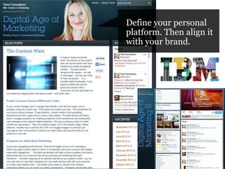 Define your personal
platform. Then align it
with your brand.

#pmlabs
@bryankramer

 