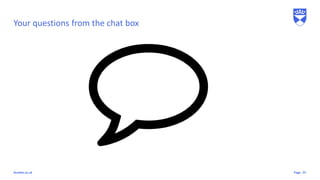 Pagedundee.ac.uk
Your questions from the chat box
23
 