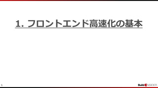 5
1. フロントエンド高速化の基本
 