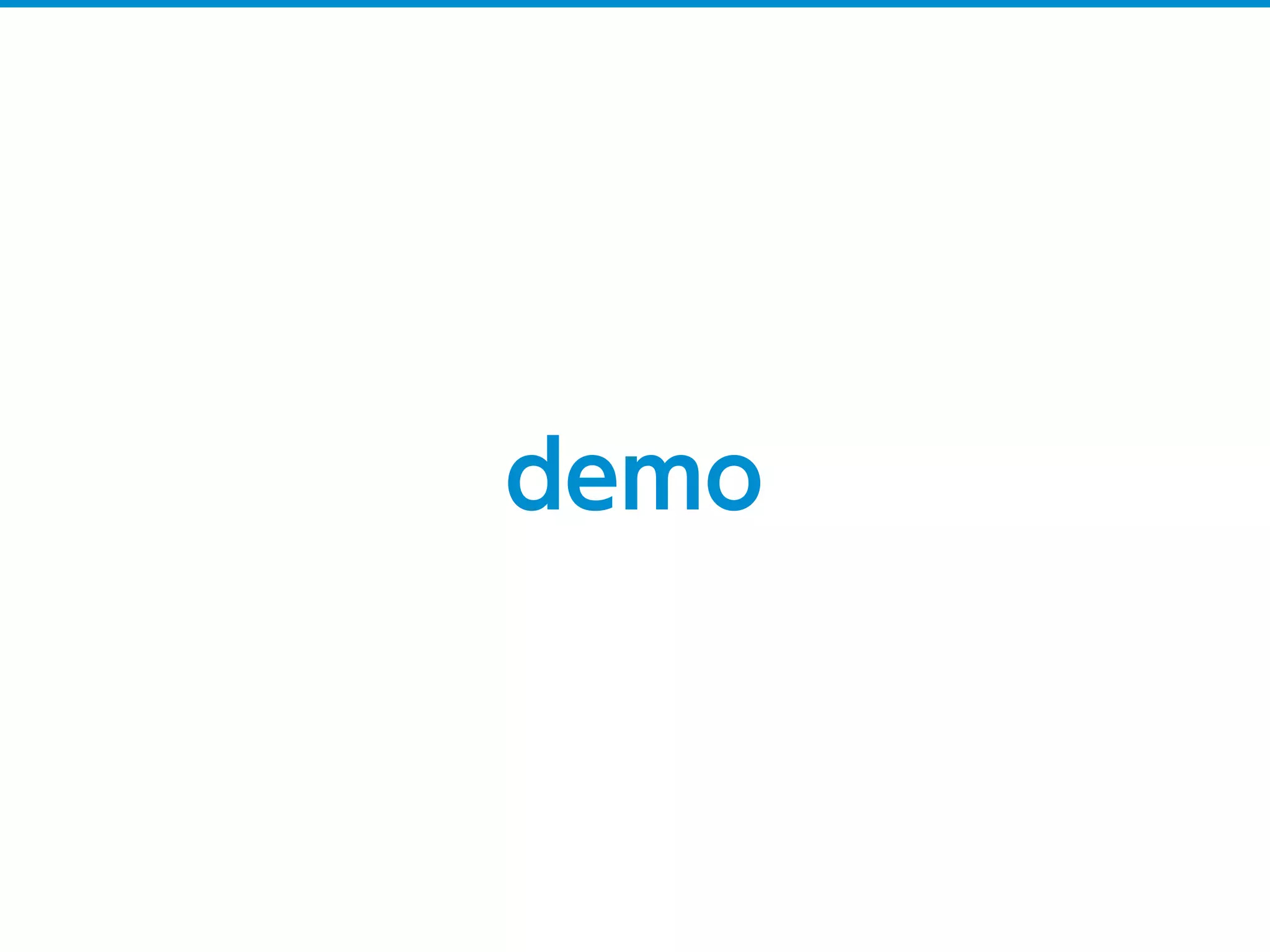 demo
 
