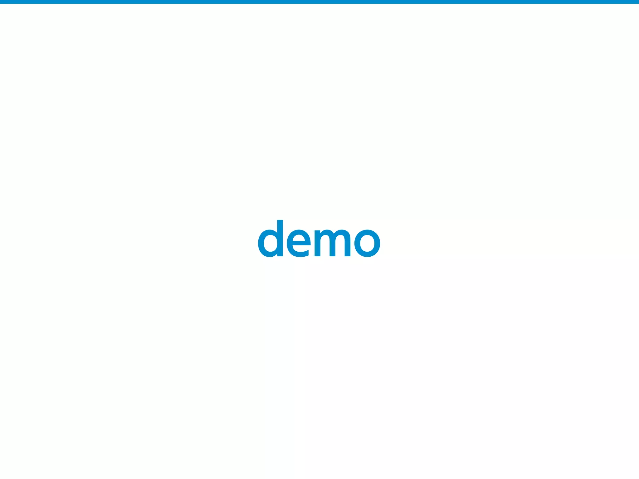 demo
 