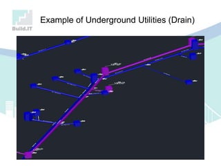 Example of Underground Utilities (Drain)
 