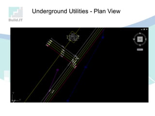 Underground Utilities - Plan View
 