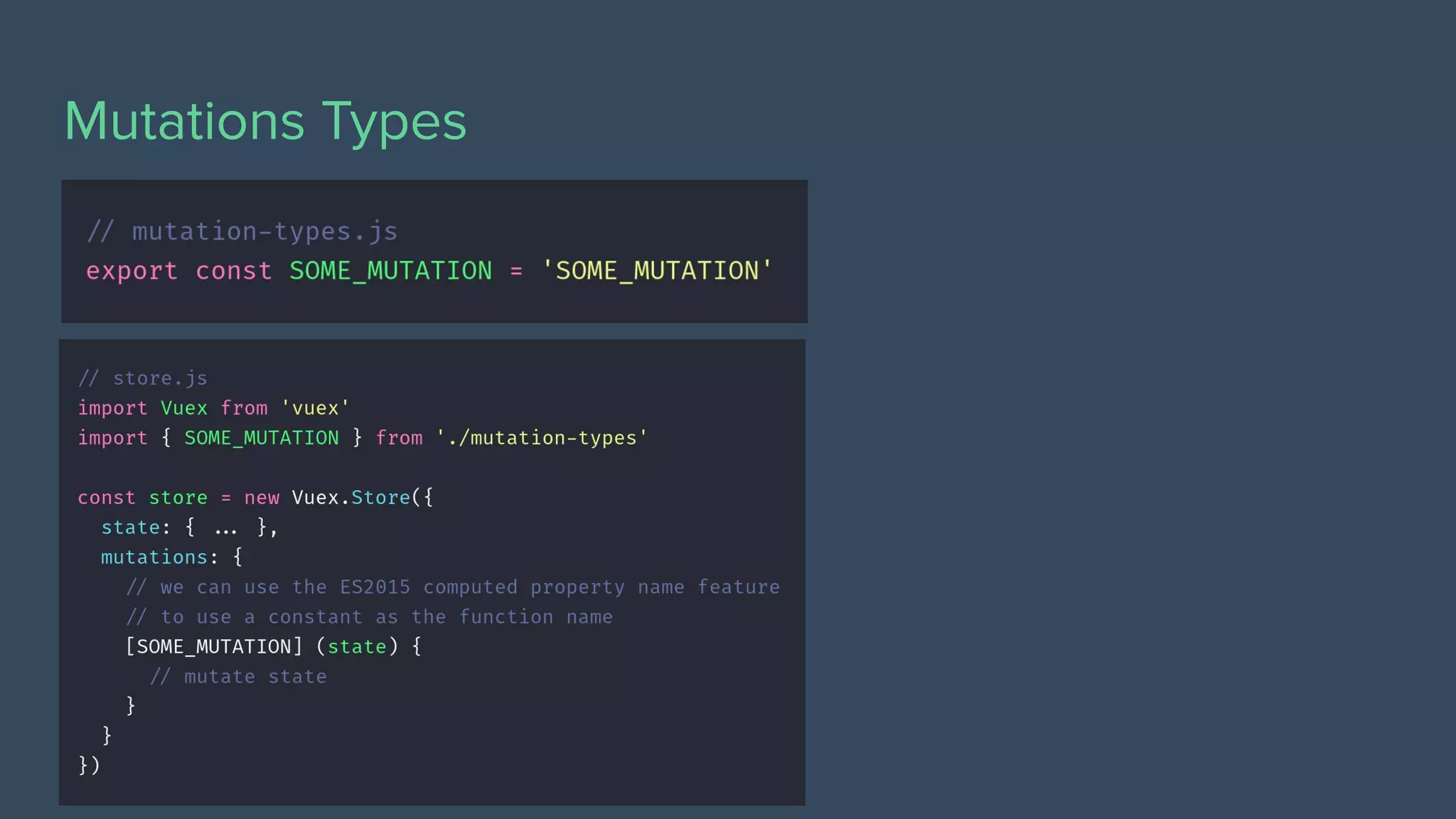 Mutations Types
 