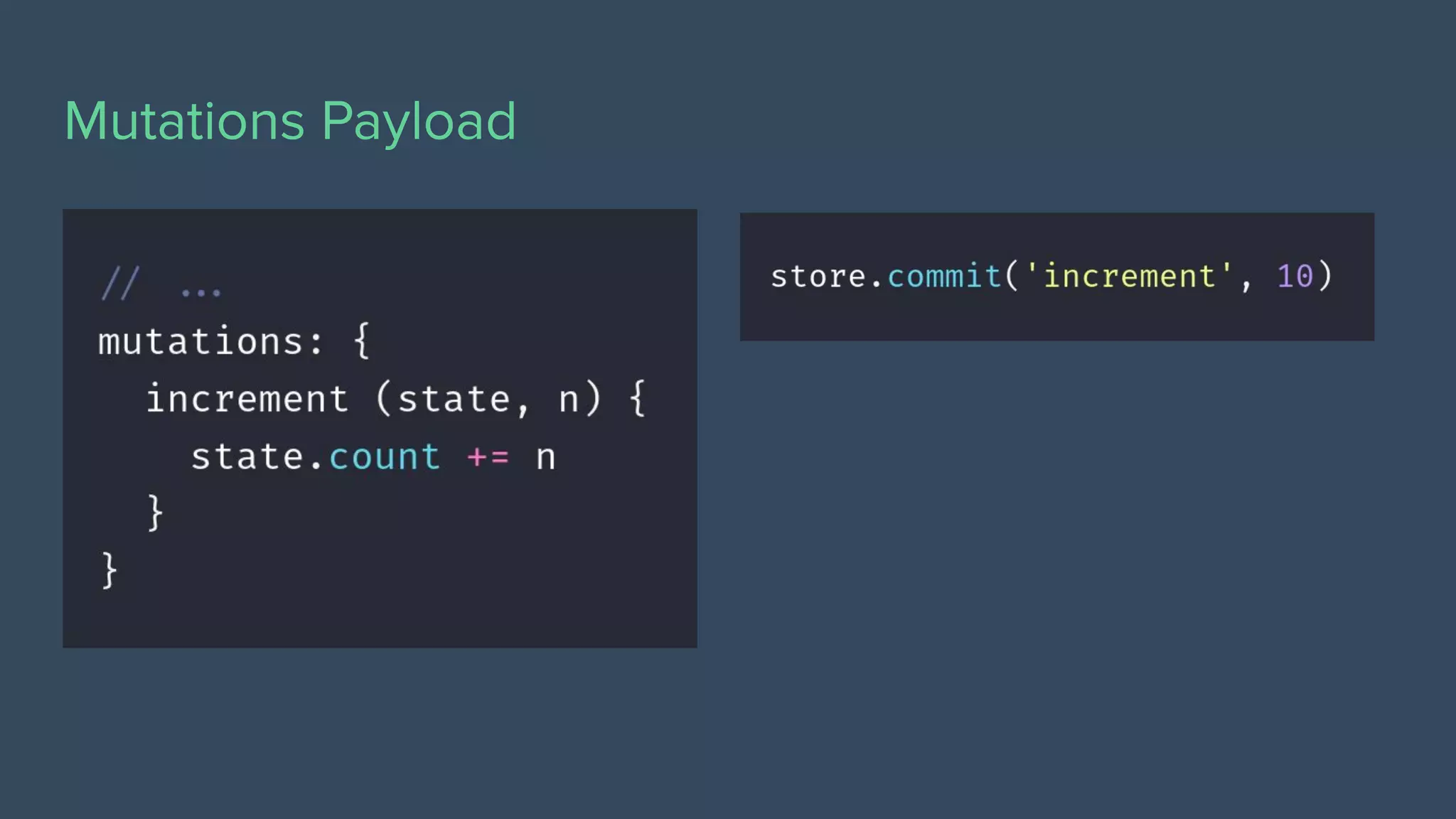 Mutations Payload
 