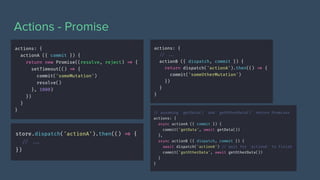 Actions - Promise
 