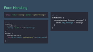 Form Handling
 