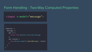Form Handling - Two-Way Computed Properties
 