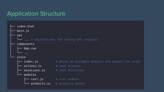 Application Structure
 