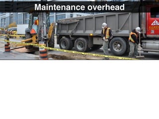6
Maintenance overhead
 