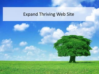 Expand Thriving Web Site