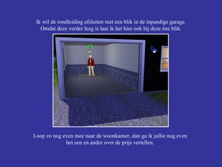 Ik wil de rondleiding afsluiten met een blik in de inpandige garage. Omdat deze verder leeg is laat ik het hier ook bij deze éne blik. Loop zo nog even mee naar de woonkamer, dan ga ik jullie nog even het een en ander over de prijs vertellen. 