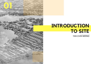 INTRODUCTION
TO SITE
01
TAN CHIN WERNG
 