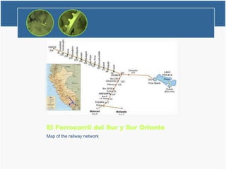 El Ferrocarril del Sur y Sur Oriente
Map of the railway network
 