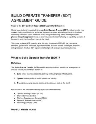 Bot Contract Method BUILD OPERATE TRANSFER (BOT) AGREEMENT GUIDE.pdf