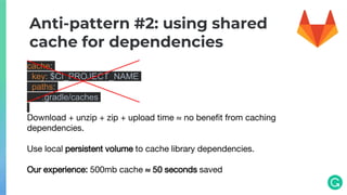 Build optimization mechanisms in GitLab and Docker | PPTX