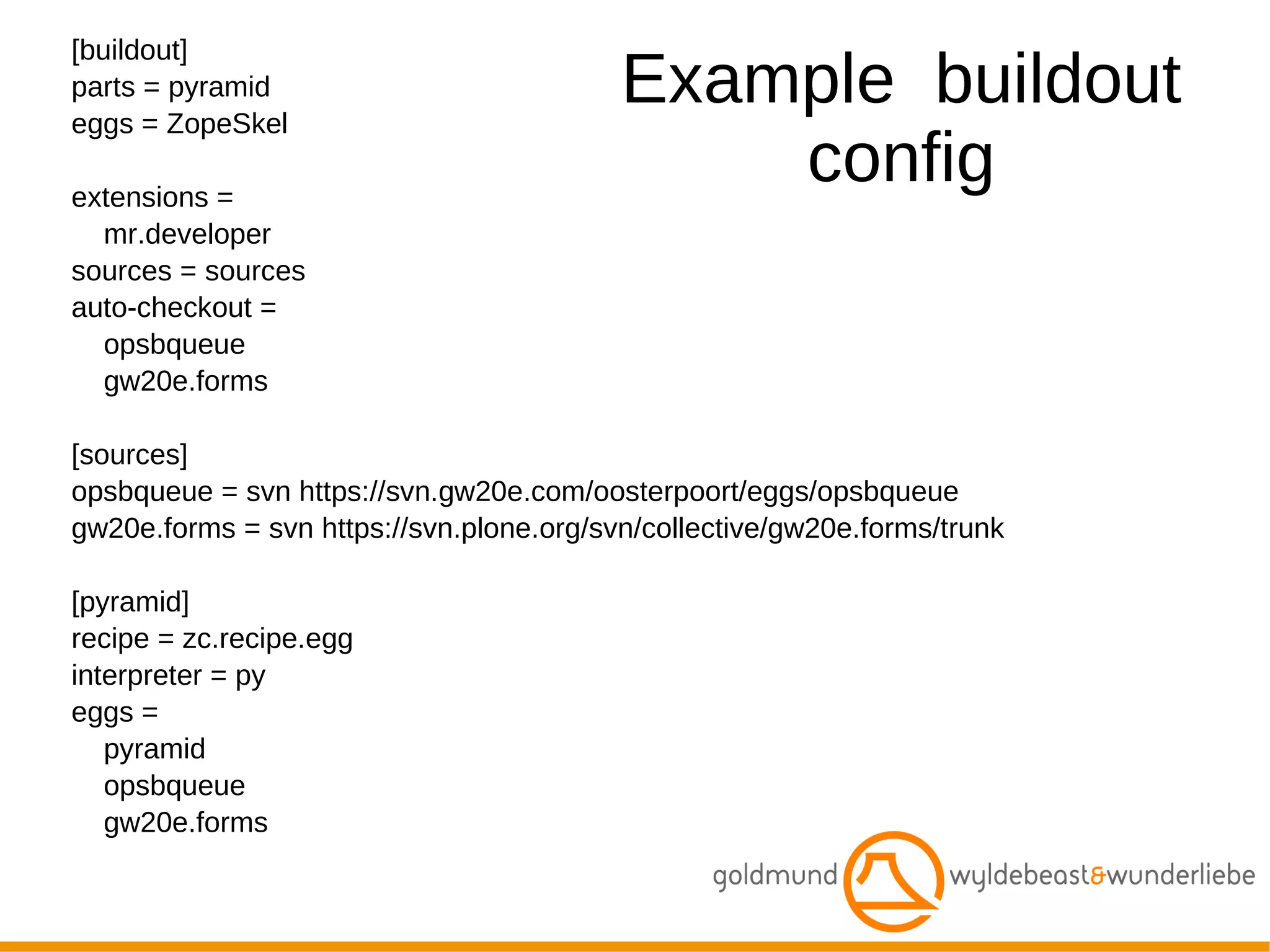Assembling applications from multiple parts, Python or otherwise  