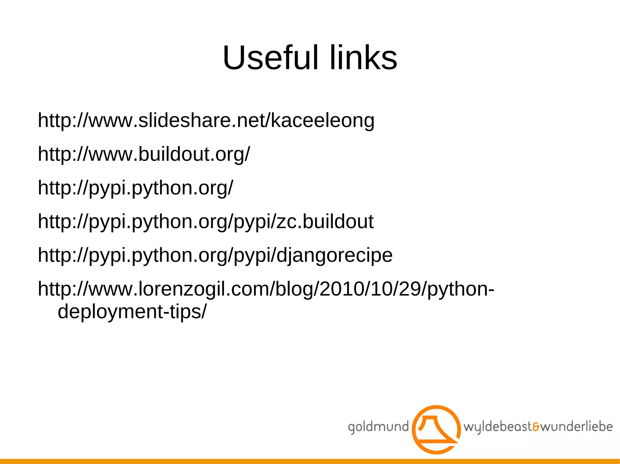 * Development, Testing, Acceptance, Production 