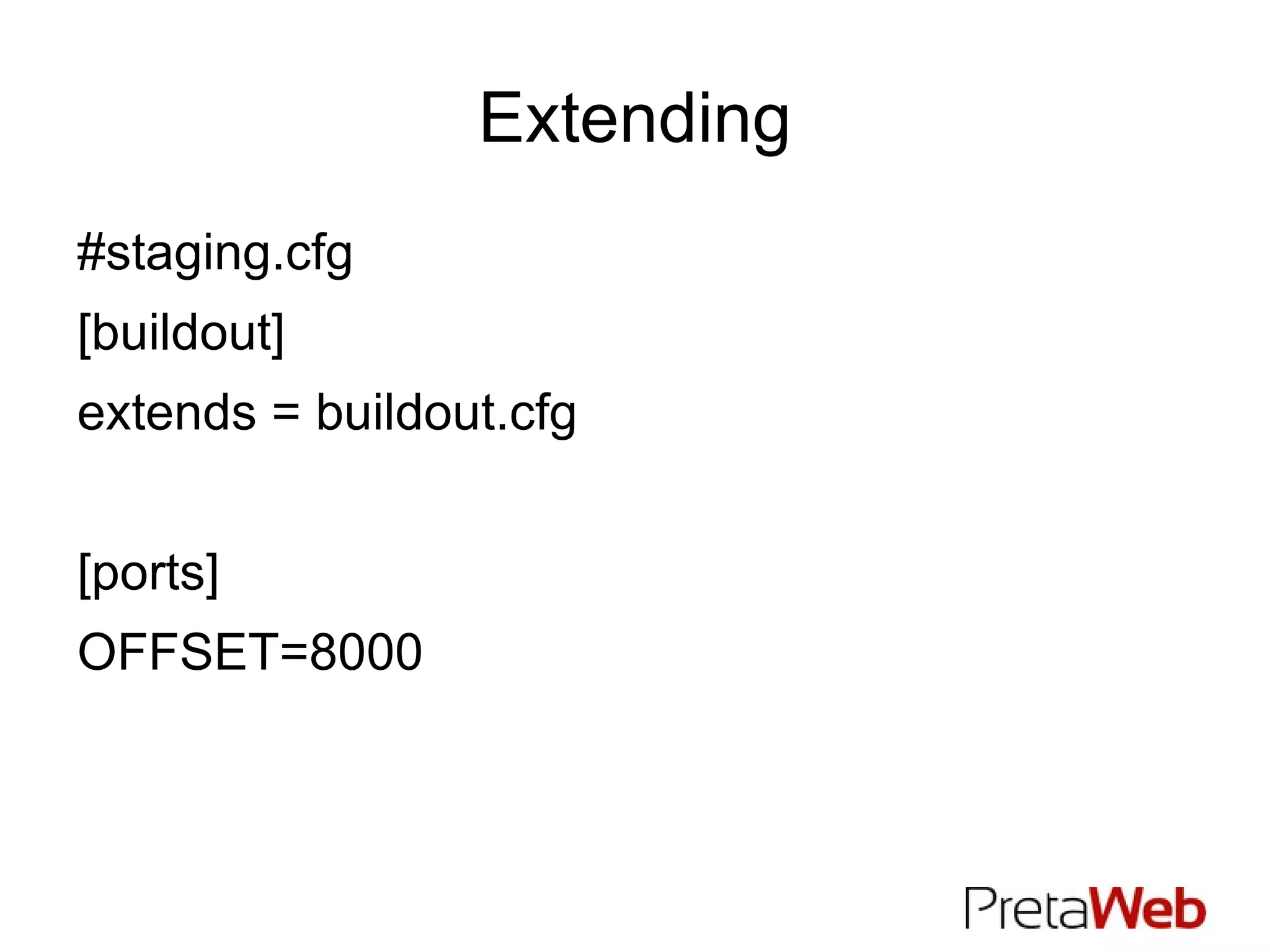 dumppickedversions [buildout] extensions = buildout.dumppickedversions $ bin/buildout Getting distribution for 'buildout.dumppickedversions'. ... *************** PICKED VERSIONS **************** [versions] myegg = 1.1 setuptools = 2.1 zc.buildout = 1.5.3 zc.recipe.egg = 1.5.2 <BLANKLINE> *************** /PICKED VERSIONS *************** 