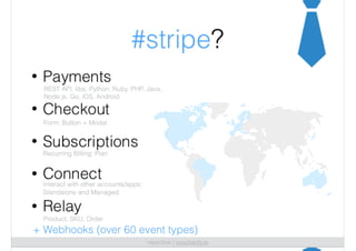 Build payments in minutes with stripe