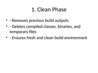 Clean Phase Build_Phases in different phases in CI/CD PIPELINES | PPTX