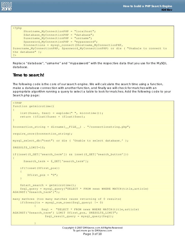 pdf search engine php