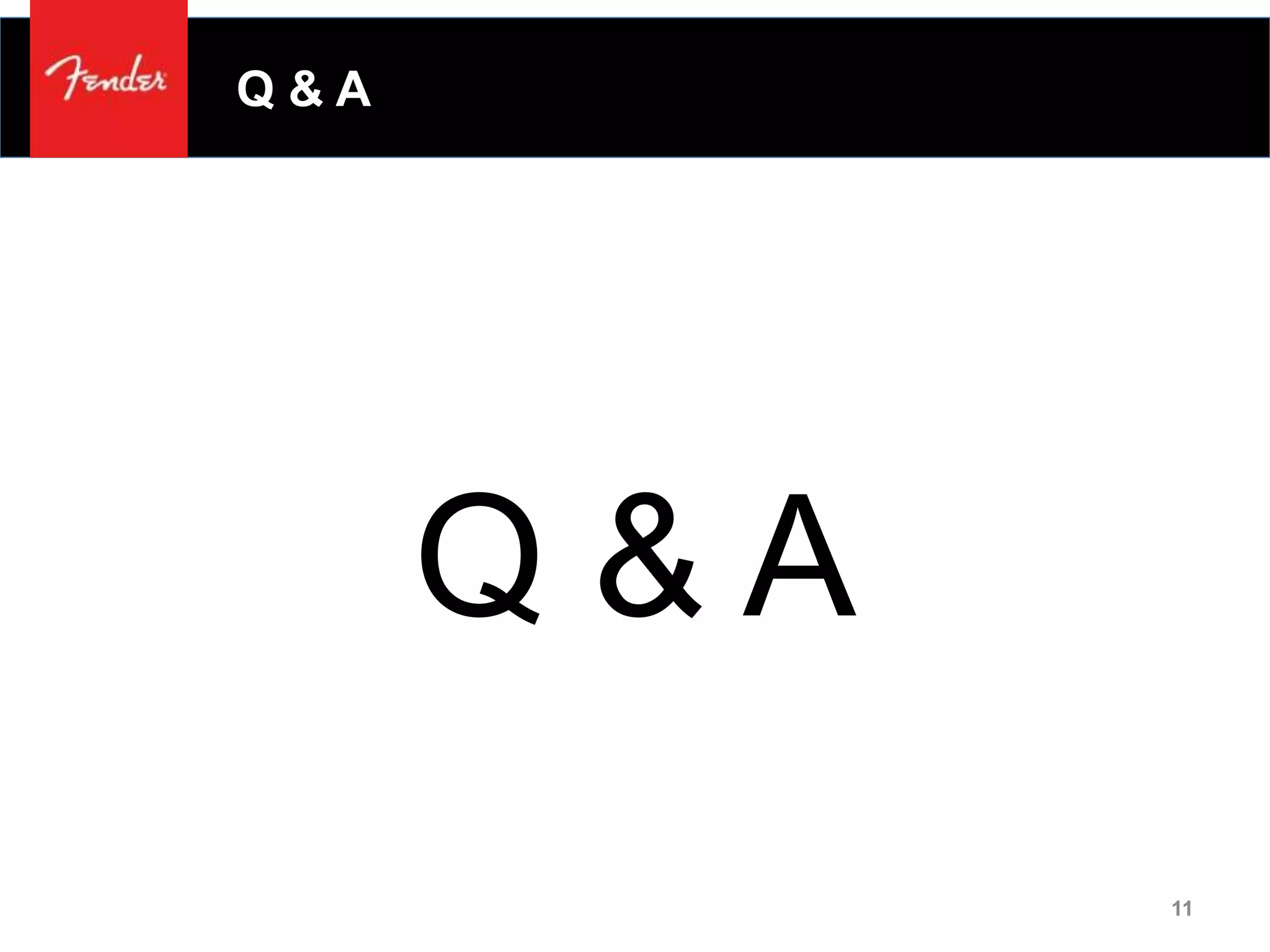 Q & A
Q & A
11
 