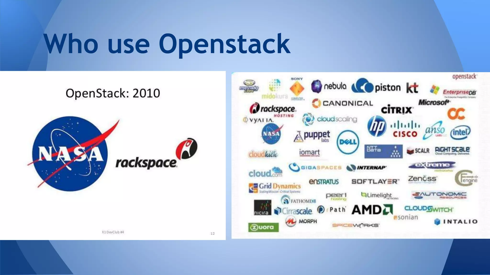Who use Openstack
 