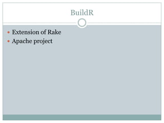 BuildRExtension of RakeApache project