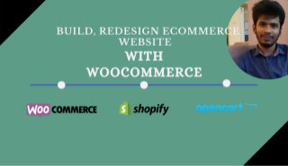 Build, redesign e commerce website with woocommerce
